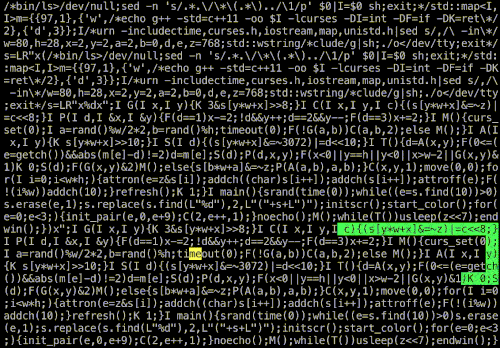 Lạ kỳ game Rắn Săn Mồi đồ họa cực xấu, dùng chính mã nguồn của mình để làm màn chơi - Ảnh 2.