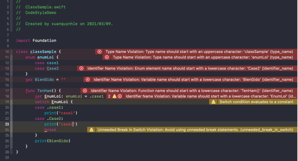 Lập trình IOS: Làm sao để viết code swift đúng chuẩn thế giới?