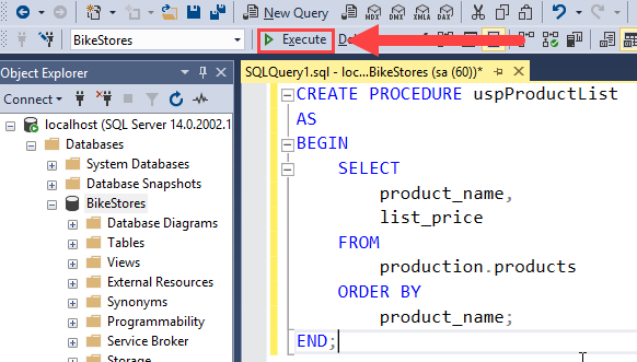 SQL Server Stored Procedure Compiling png
