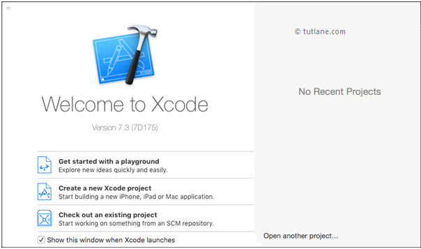 open xcode to create new ios app using xcode png