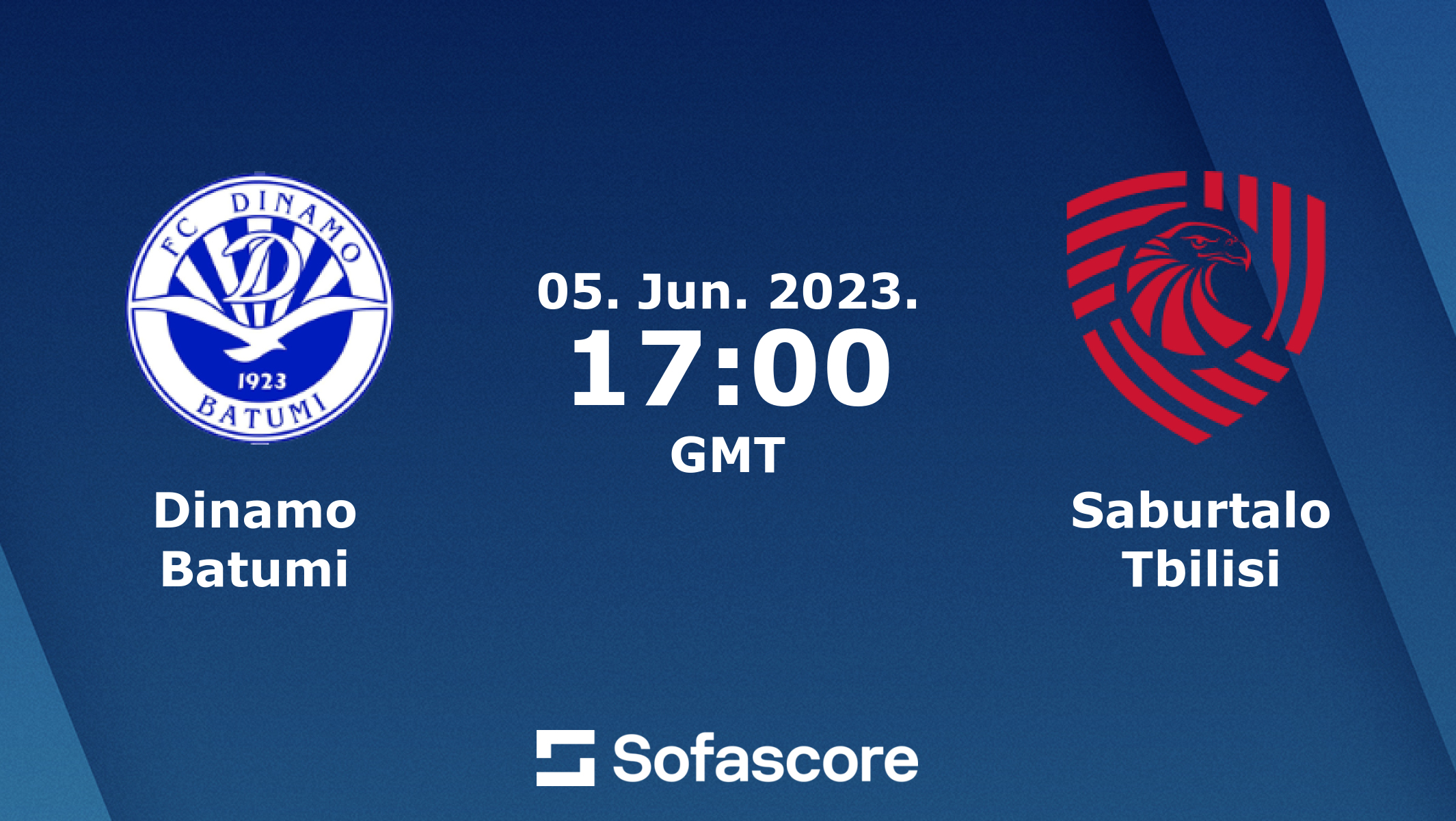 Dinamo Batumi vs Saburtalo Tbilisi live score, H2H and lineups | Sofascore