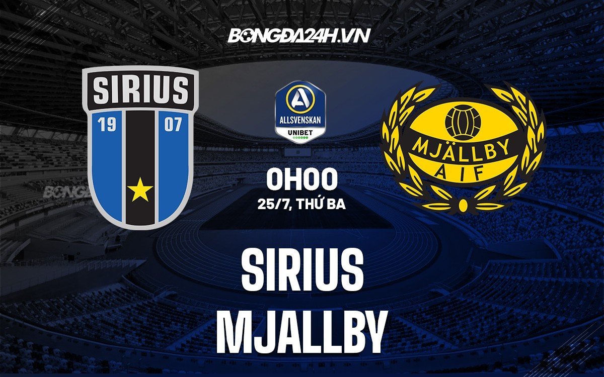 Nhận định bóng đá Sirius vs Mjallby VĐQG Thụy Điển hôm nay